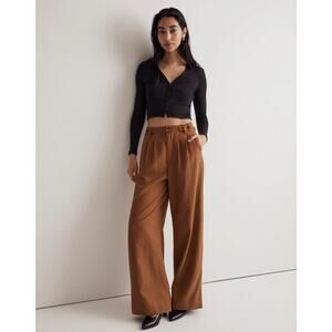 Madewell Harlow Wide Leg pant acorn size 6